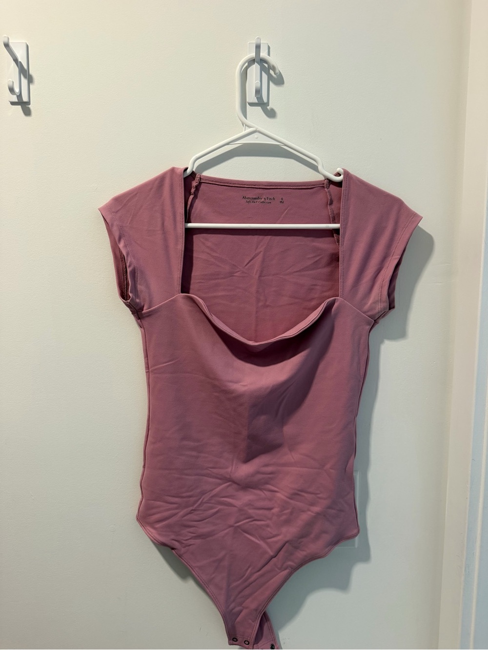 Abercrombie Dusty Pink Bodysuit Top